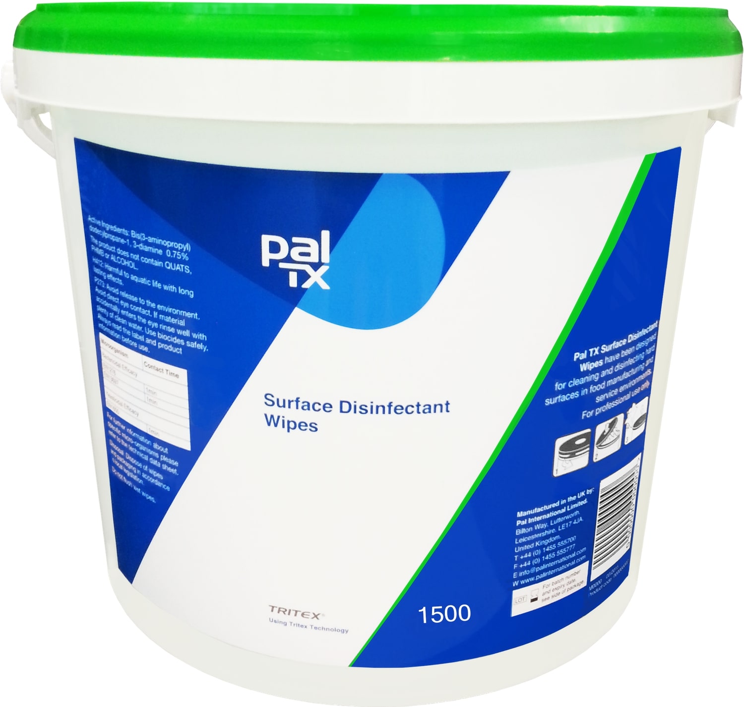 PAL TX SURFACE DISINFECTANT WIPES X1500